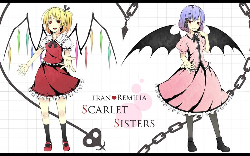 Fran and Remilia Scarlet Sisters