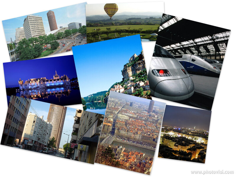 France travel collage