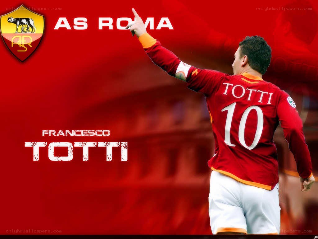 Francesco Totti celebrating