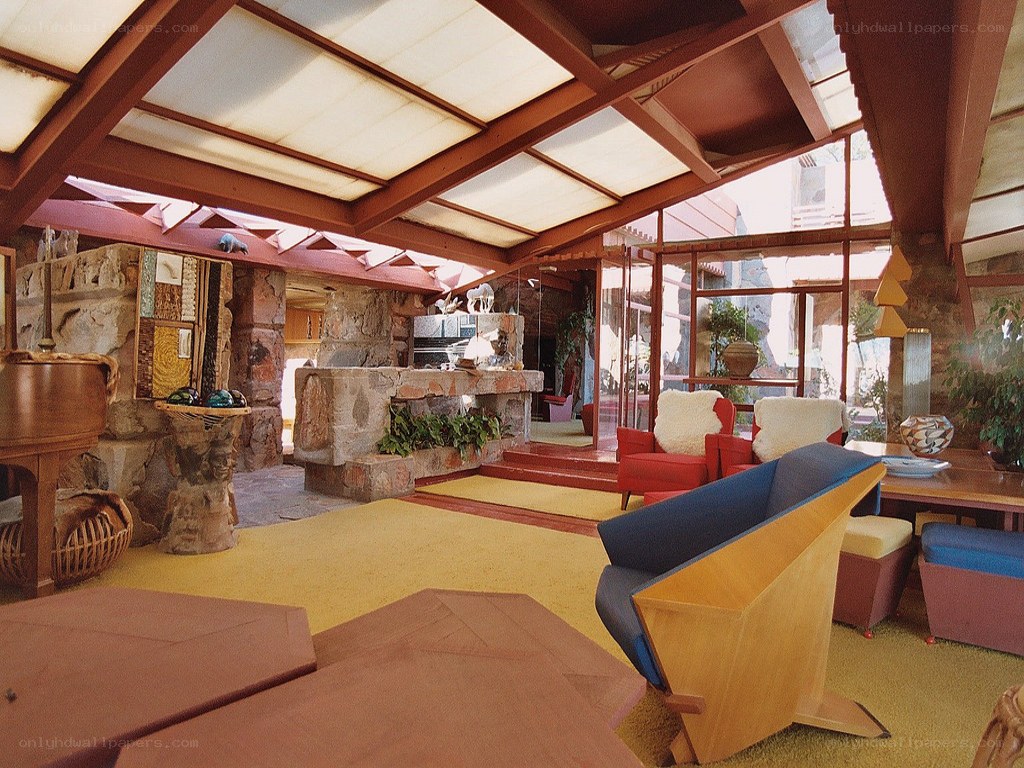 Frank Lloyd Wright living room