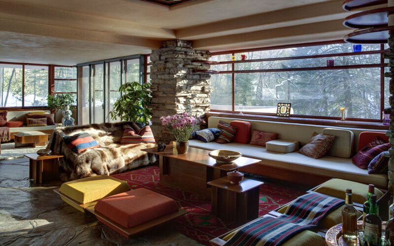 Frank Lloyd Wright living room