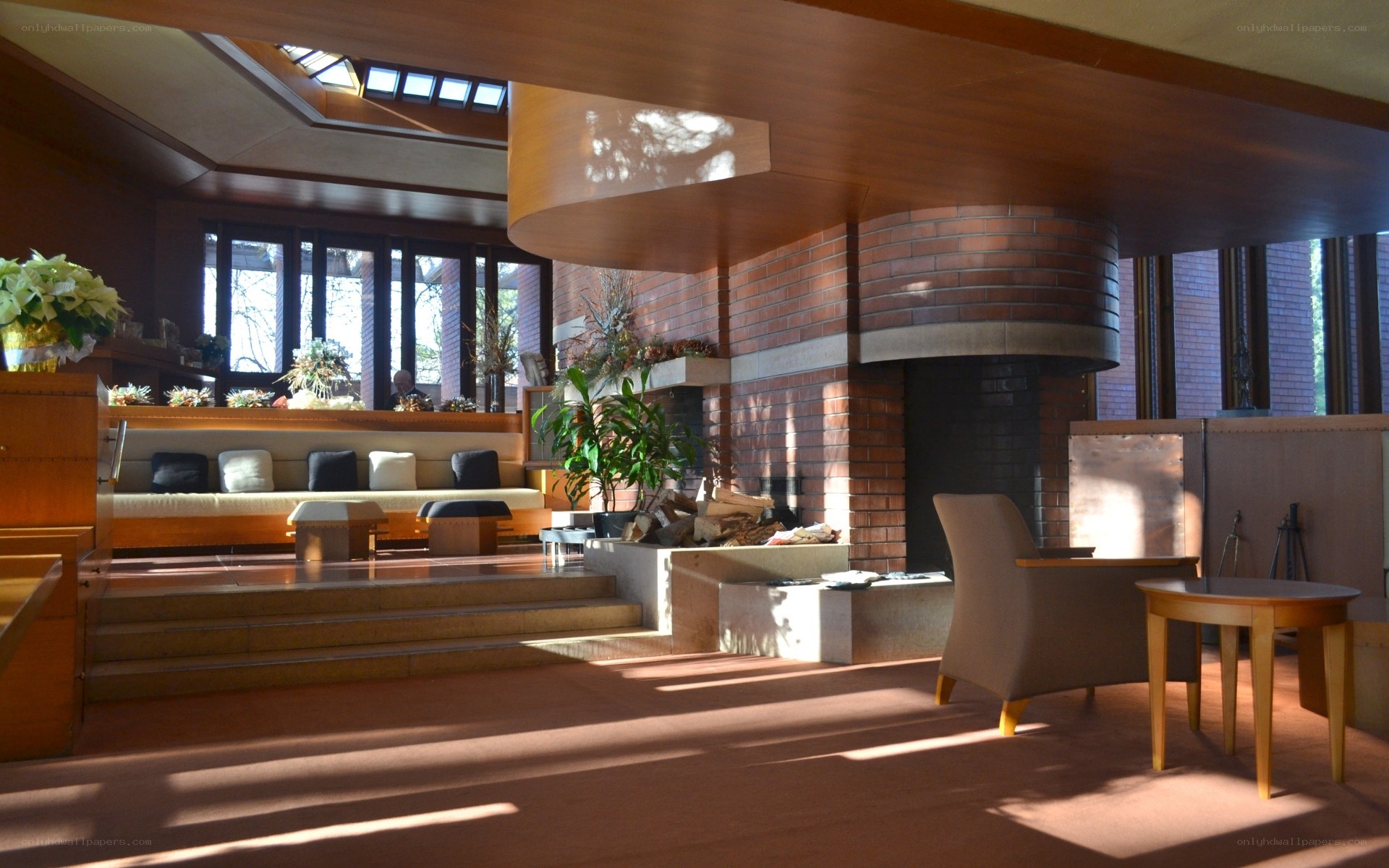 Frank Lloyd Wright living room
