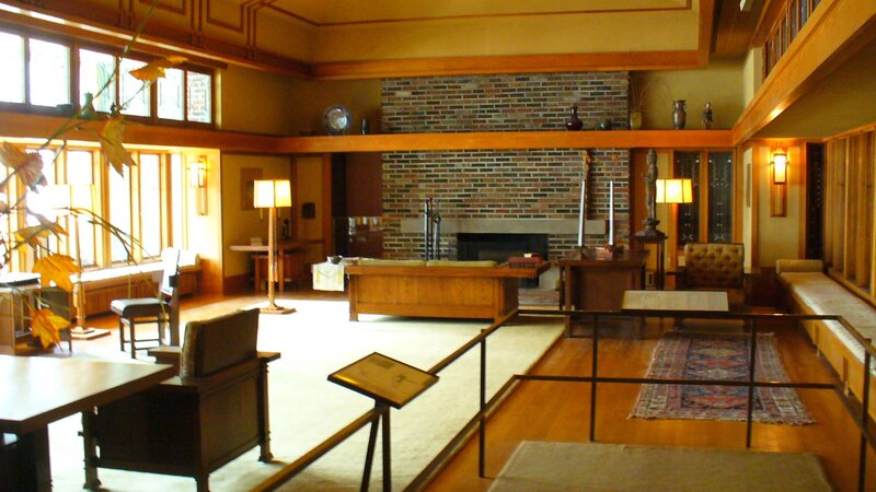 Frank Lloyd Wright living room