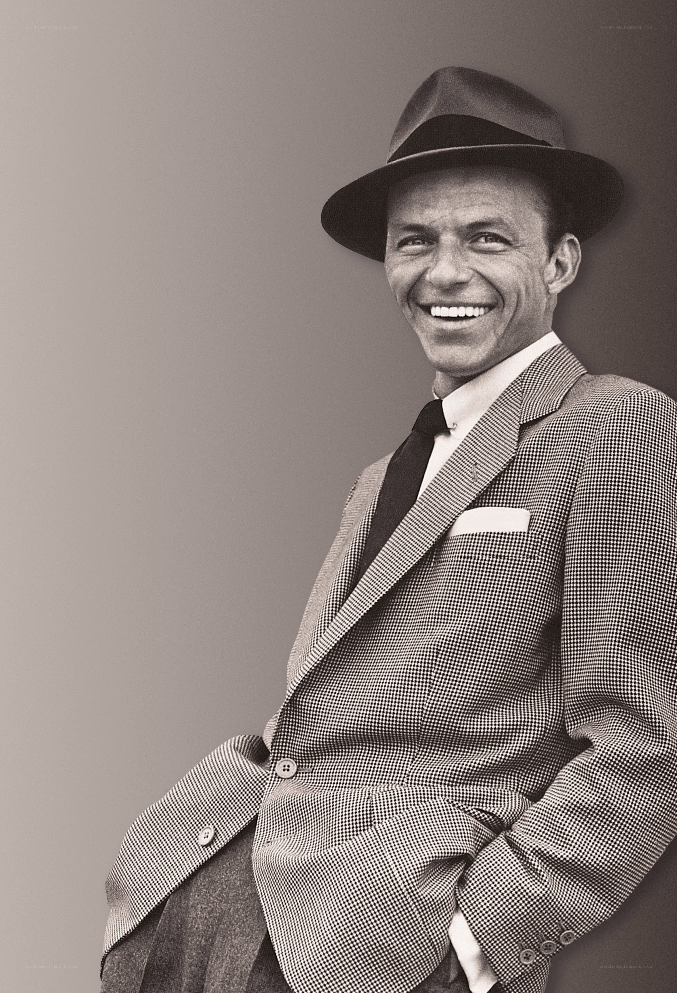 Frank Sinatra in a suit