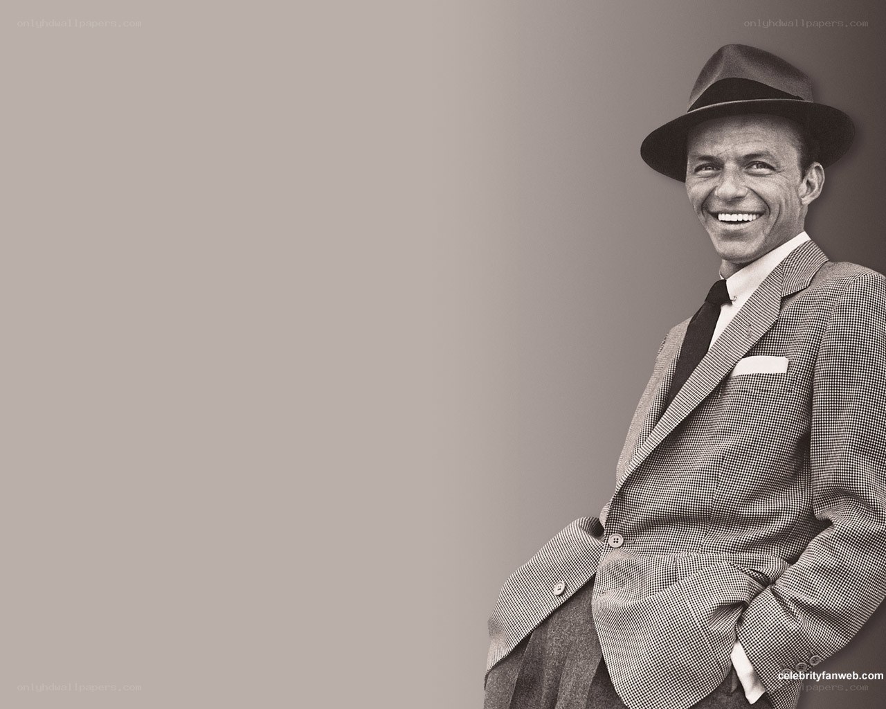 Frank Sinatra in a suit