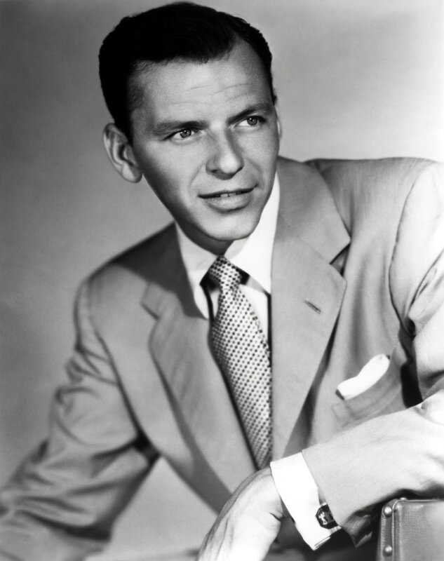 Frank Sinatra in a suit