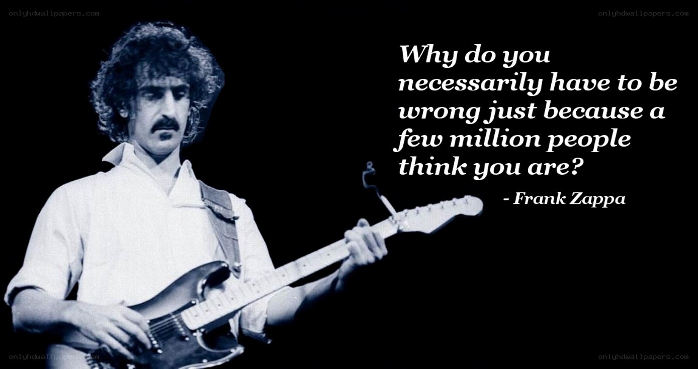 Frank Zappa guitar quote