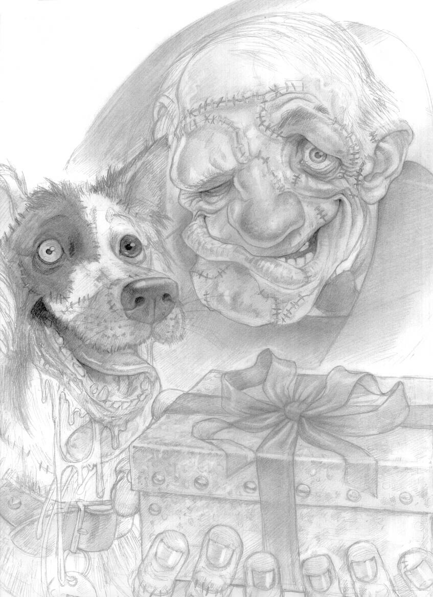 Frankenstein and his dog