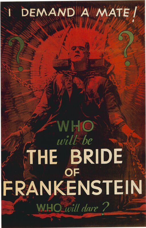 Frankenstein bride poster