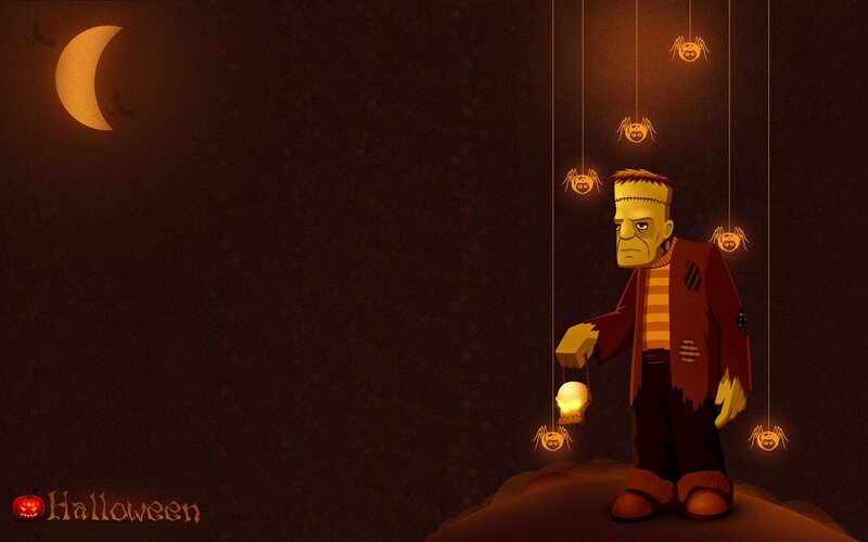 Frankenstein Halloween wallpaper