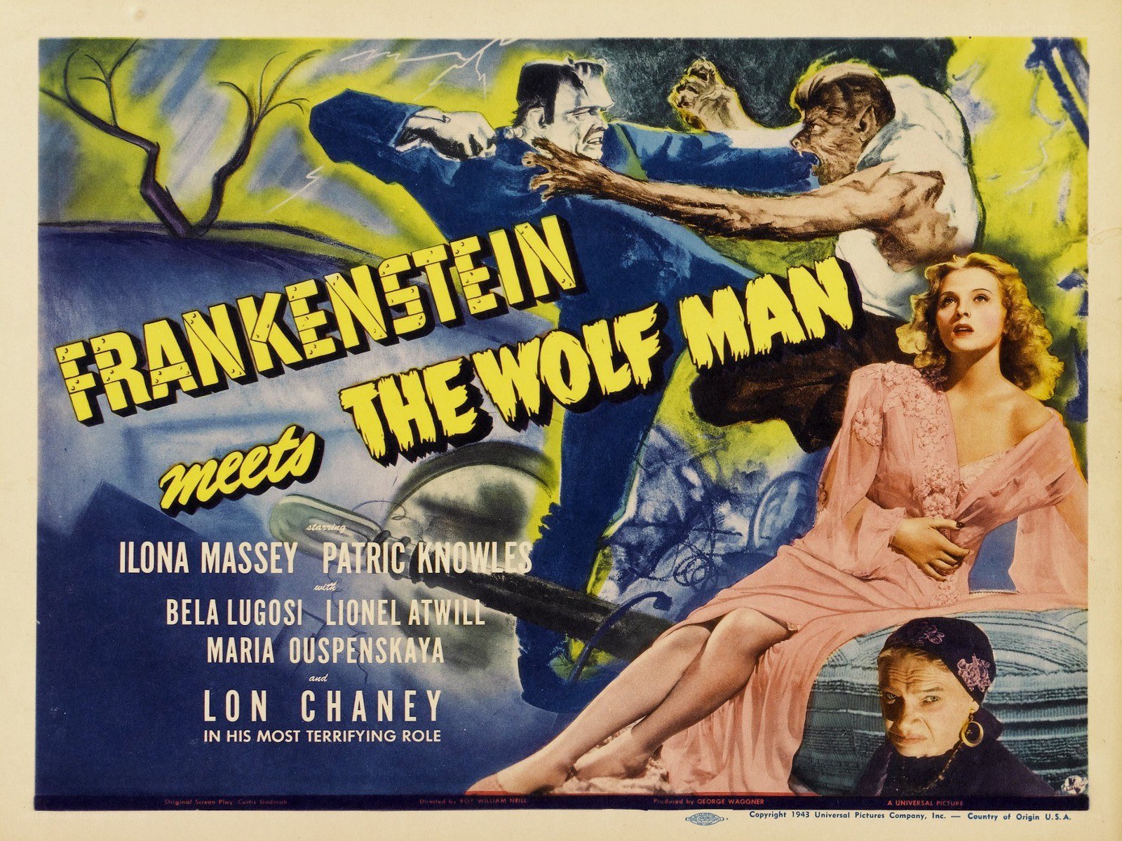 Frankenstein meets the Wolf Man