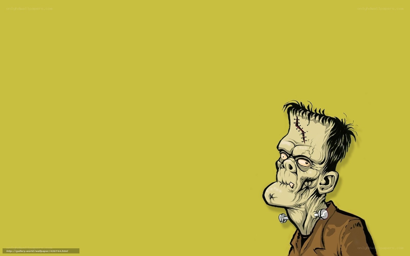 Frankenstein monster cartoon