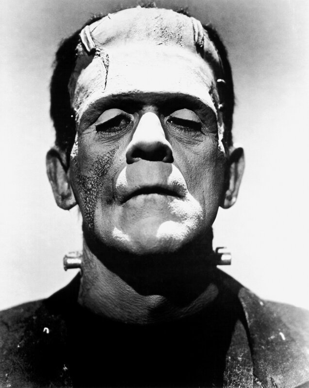 Frankenstein monster close-up