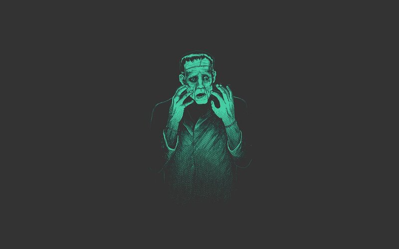 Frankenstein monster illustration