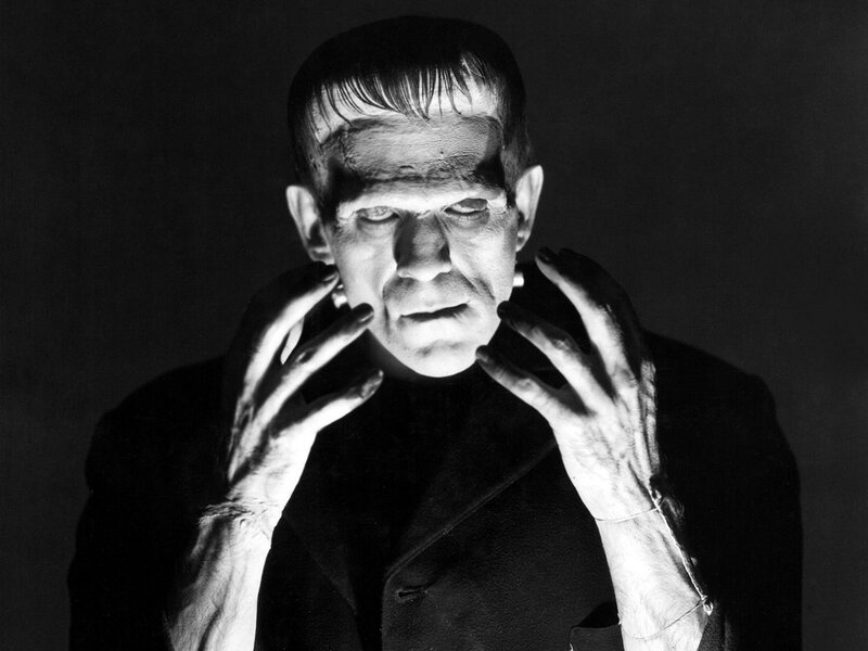 Frankenstein monster portrait