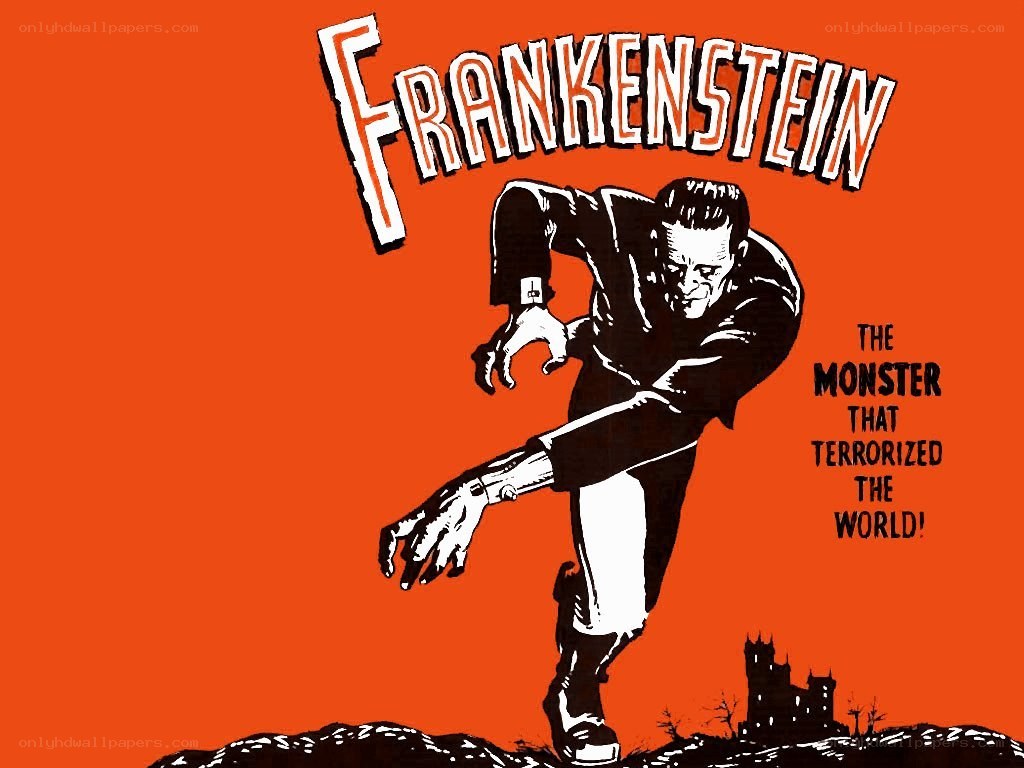 Frankenstein monster poster