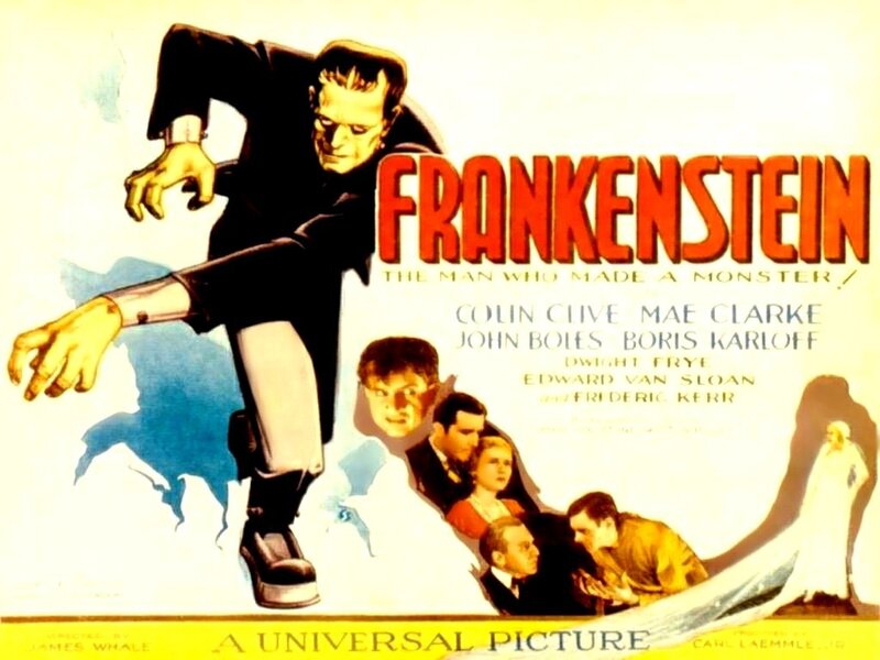 Frankenstein Monster — Red, Dramatic