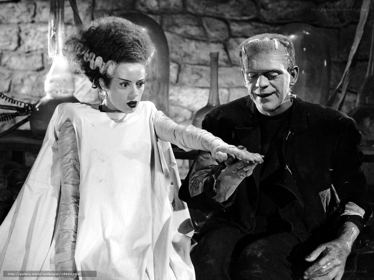 Frankenstein's Monster and the Bride