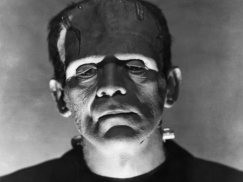 Frankenstein's Monster — Black, Dramatic, Photograph, Makeup