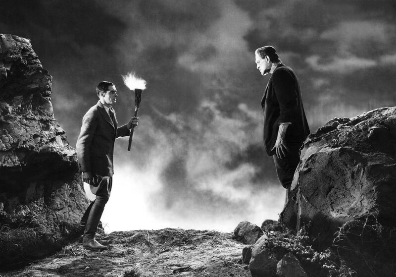 Frankenstein's monster confrontation