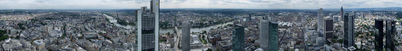 Frankfurt skyline panorama