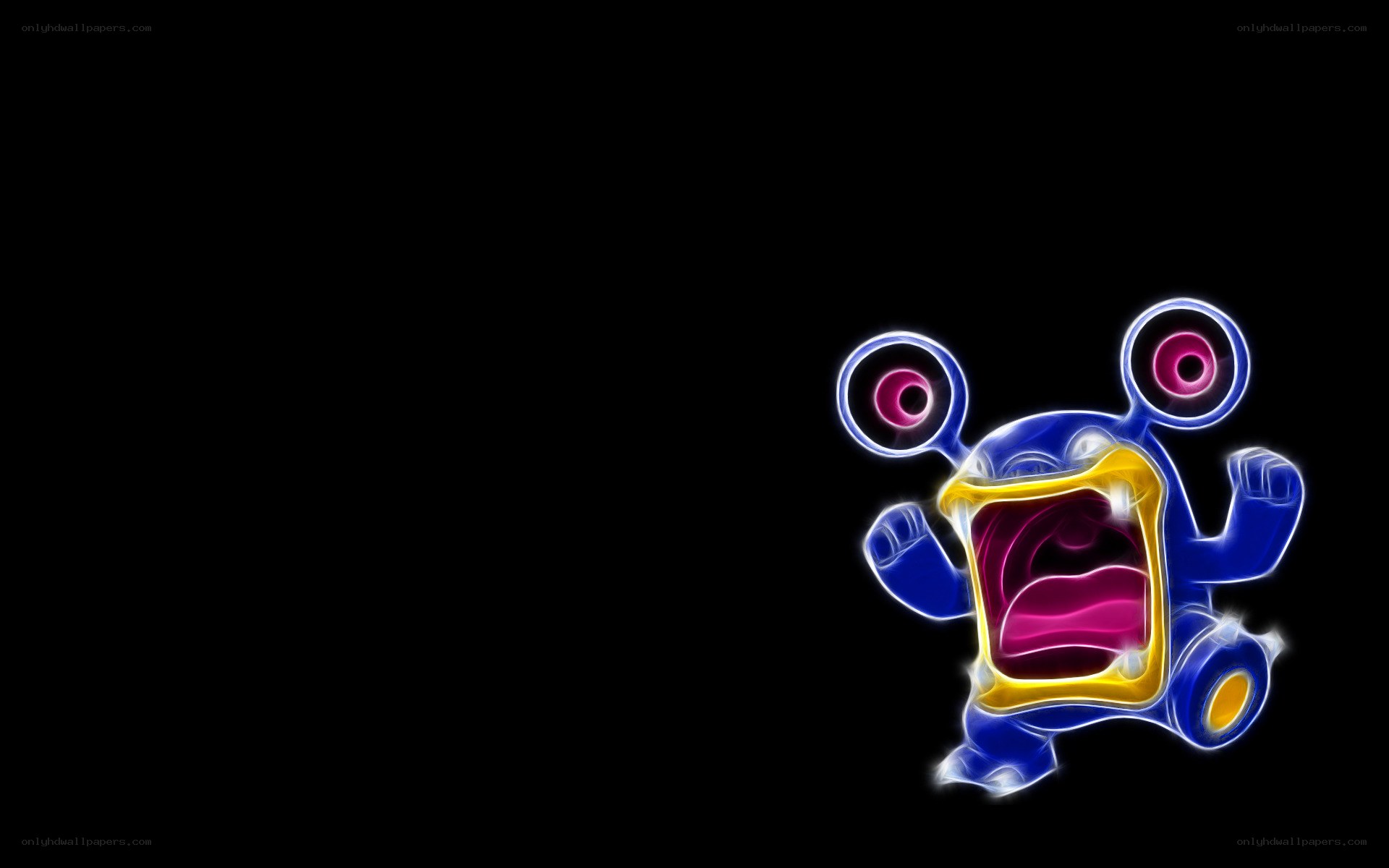 frantic cartoon character