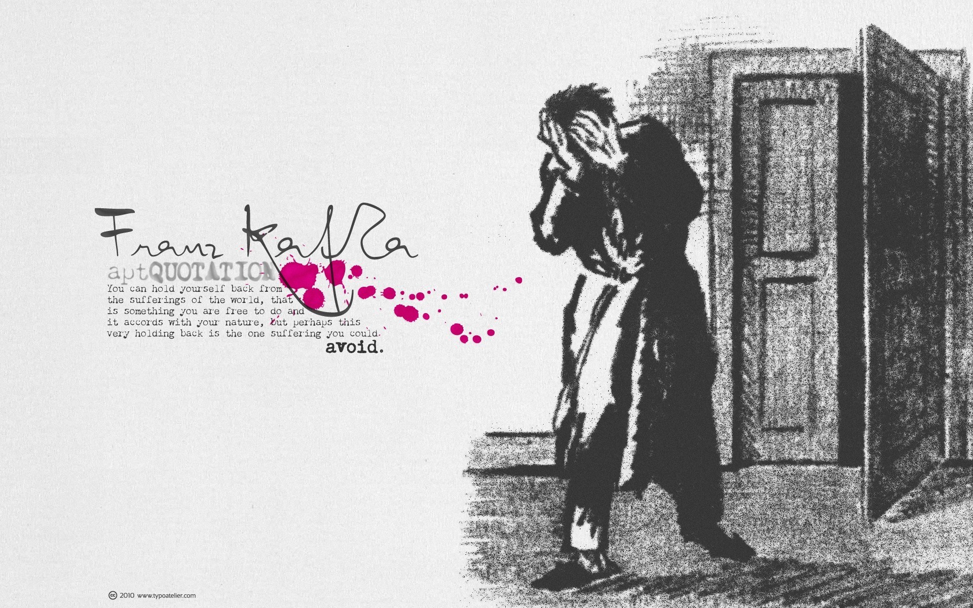 Franz Kafka quote illustration