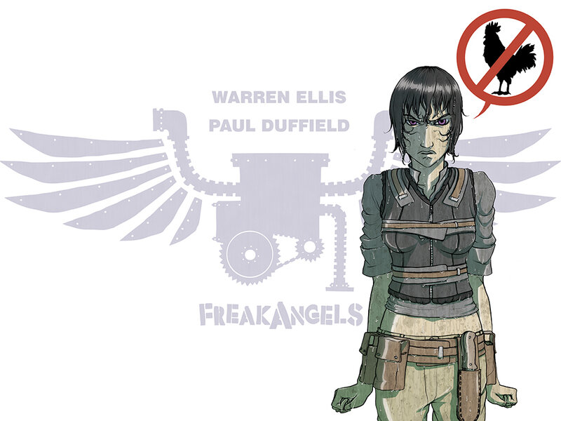 Freakangels character art