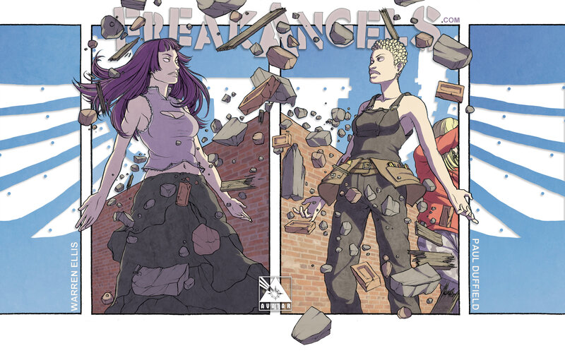 Freakangels comic cover art