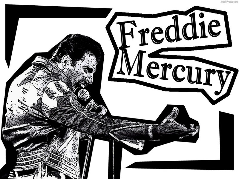 Freddie Mercury illustration