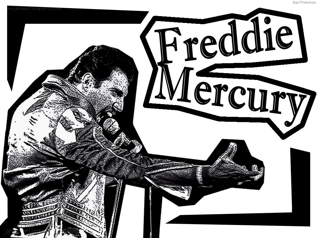 Freddie Mercury illustration