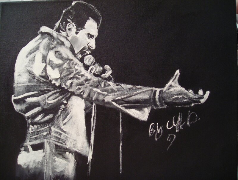 Freddie Mercury performance art