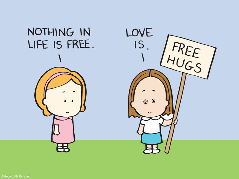 Free Hugs Protest