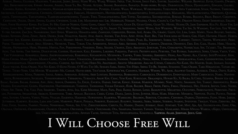 Free Will Statement