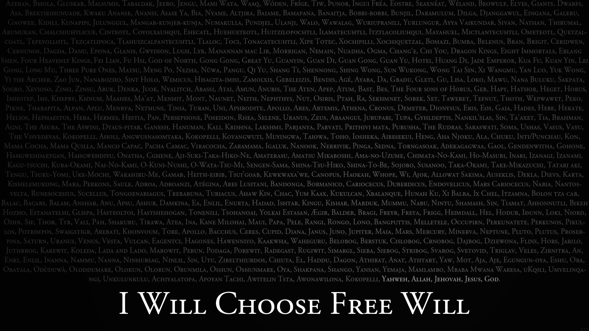 Free Will Statement