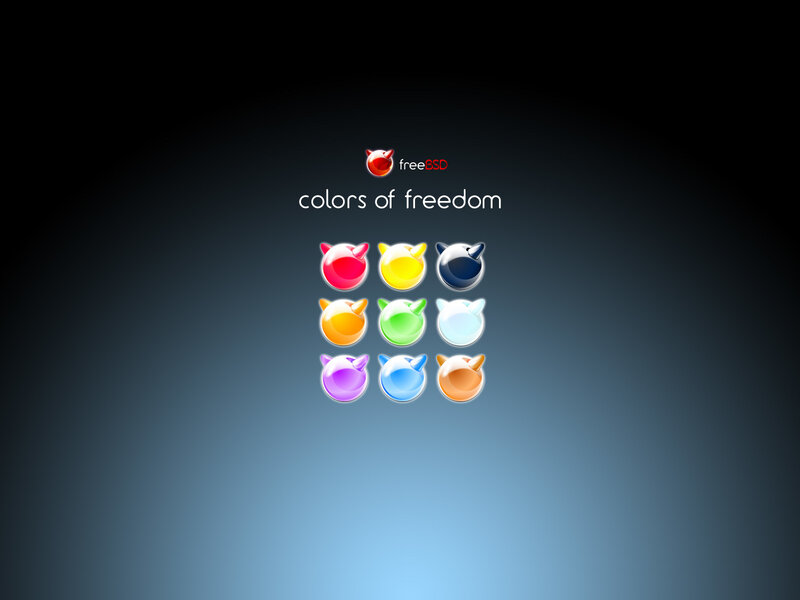 FreeBSD colors of freedom