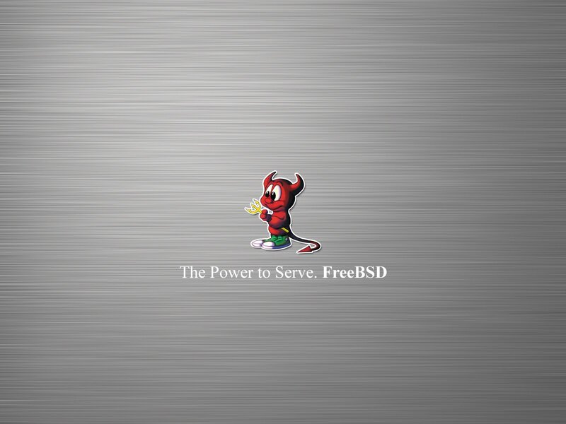 FreeBSD logo and slogan