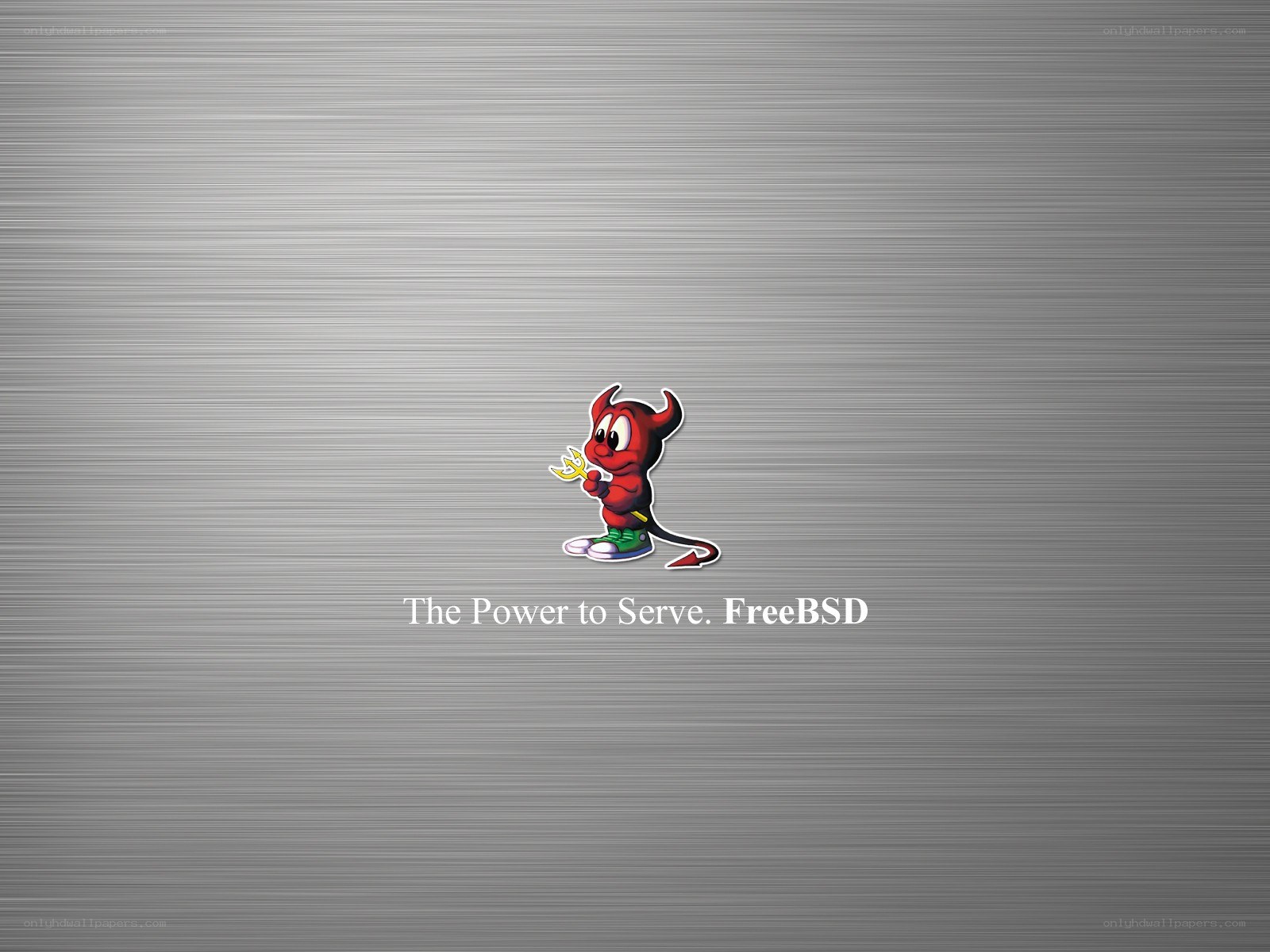 FreeBSD logo and slogan