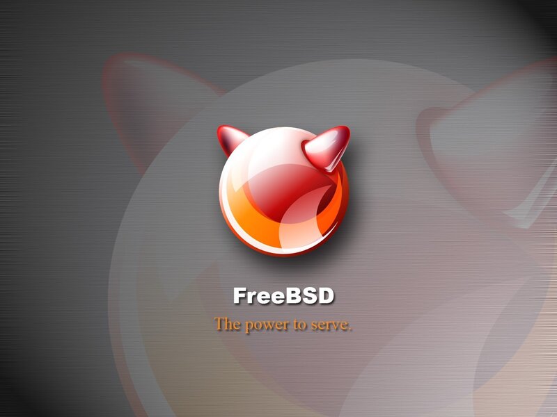 FreeBSD logo and tagline