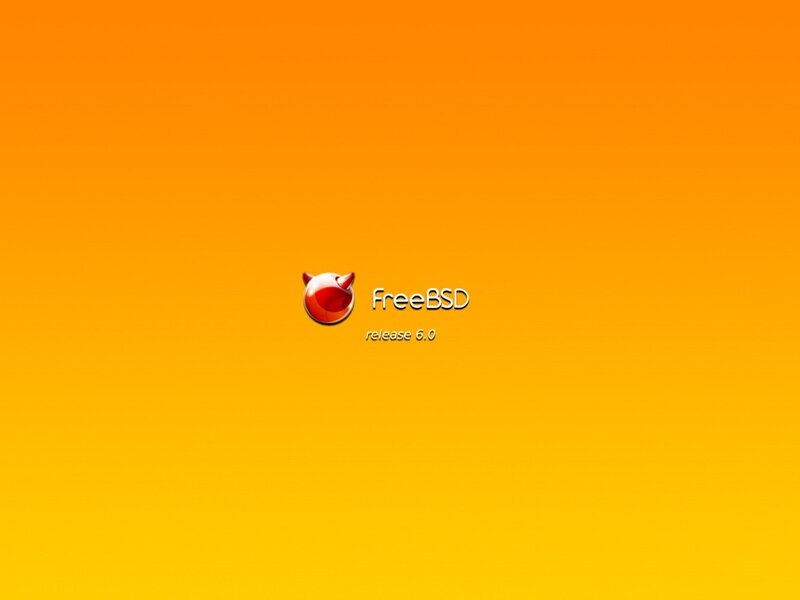 FreeBSD Logo on Gradient