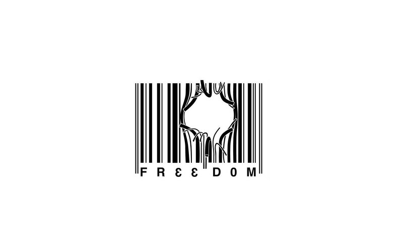 Freedom barcode design