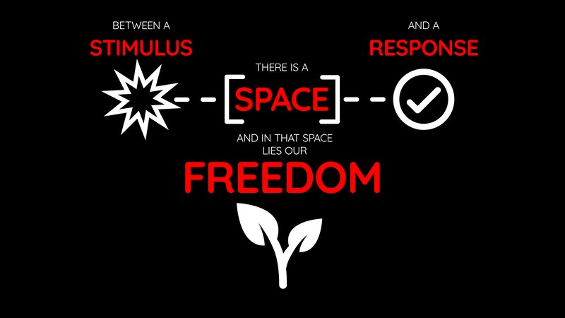 Freedom Concept Illustration — Black