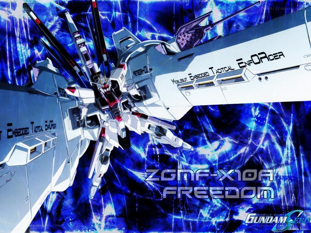 Freedom Gundam in action