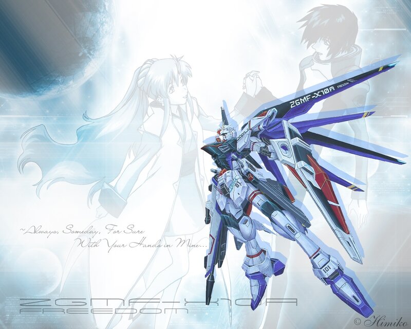 Freedom Gundam Robot — White