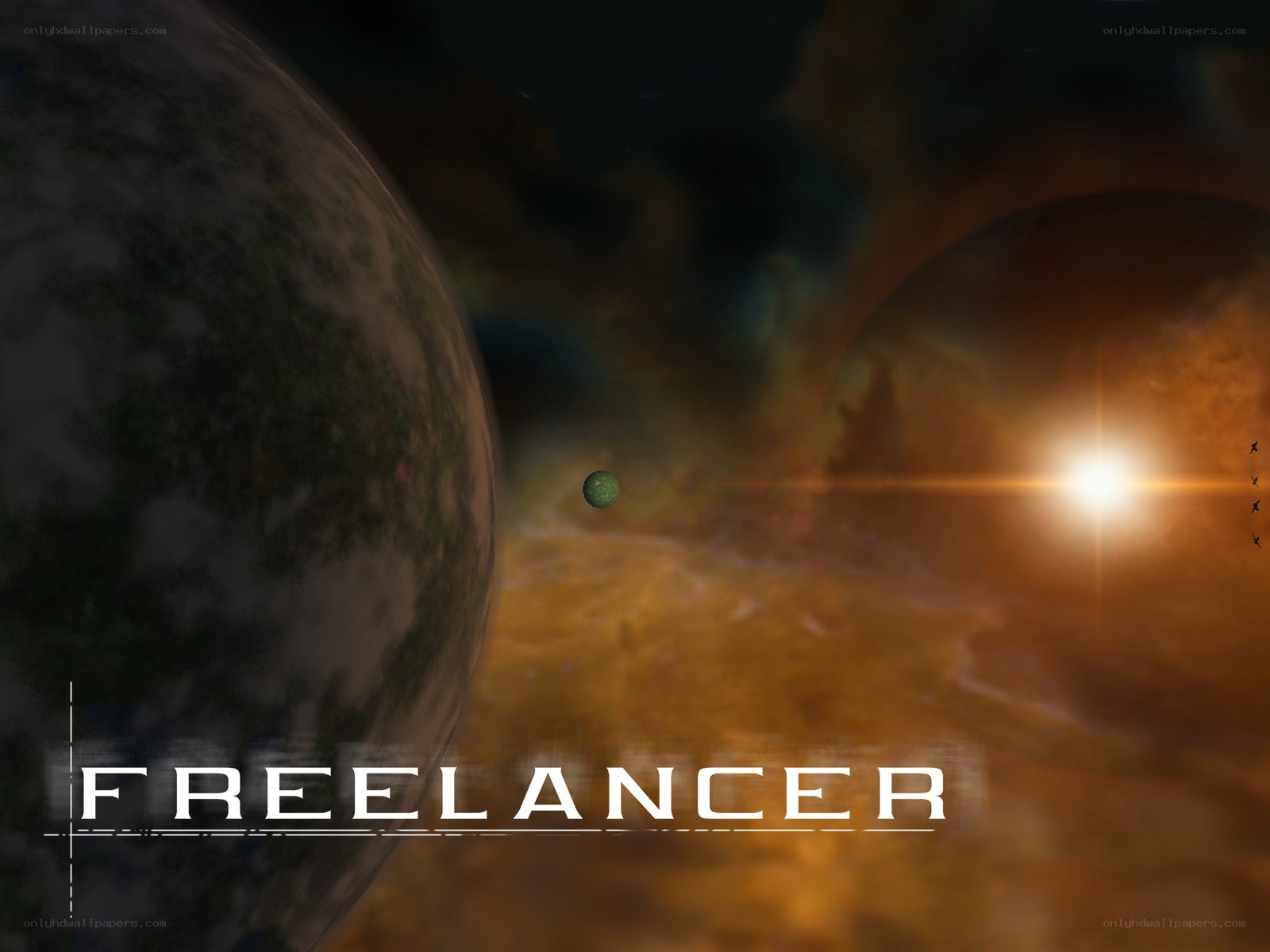 Freelancer game title screen
