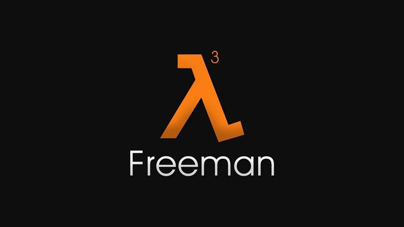 Freeman Logo — Black, Minimalist