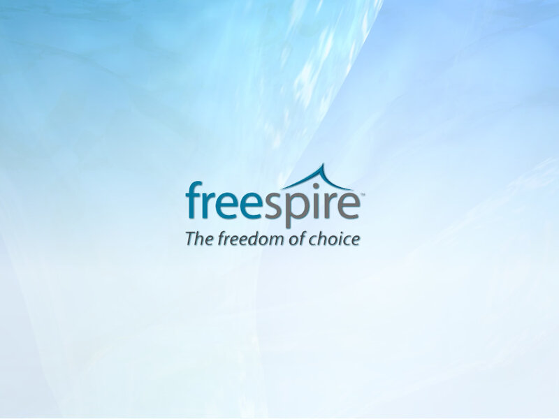 Freespire logo with tagline