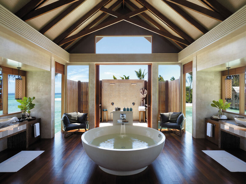 Freestanding Bathtub — Brown