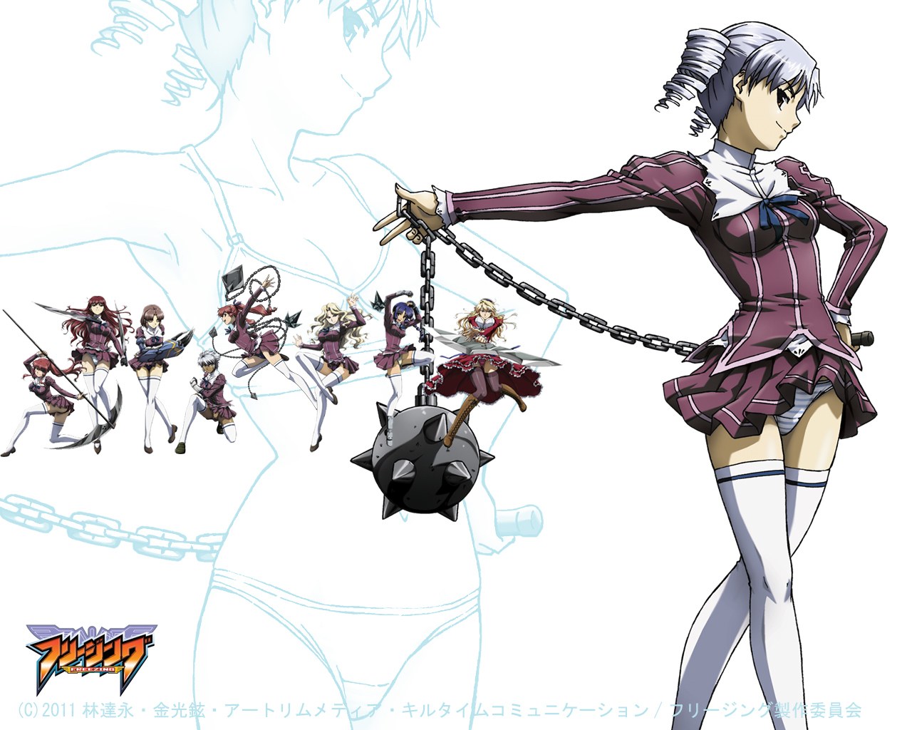 Freezing anime character art