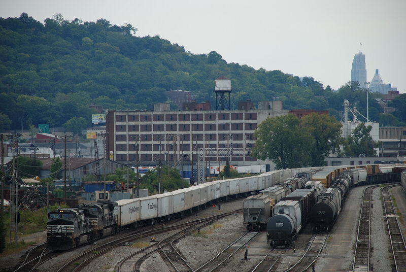 Freight Trains in Yard